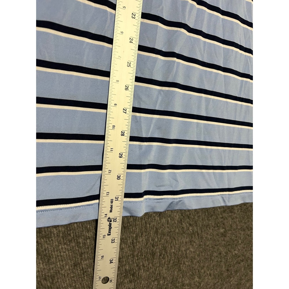 Polo ralph lauren performance polo shirt striped blue golf stretch size 2XL - Picture 8 of 8